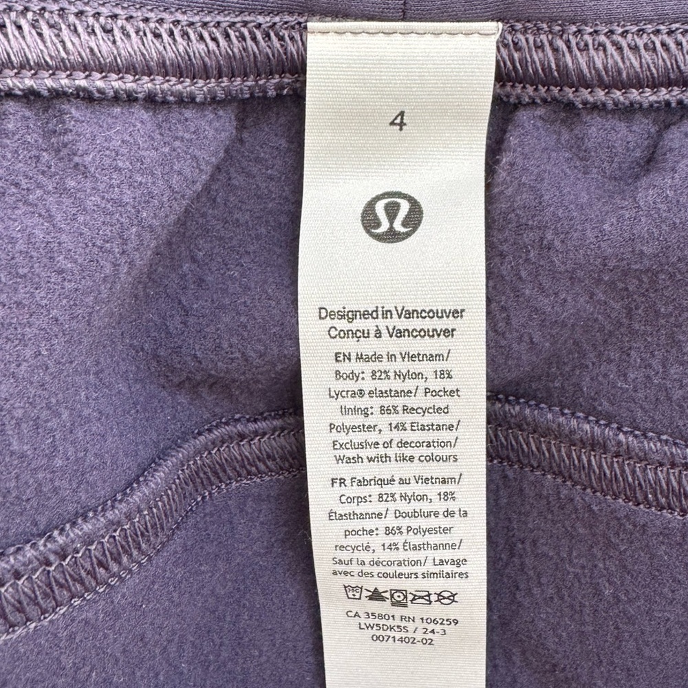 Lululemon NWOT Athletica Grape Mist Joggers - Picture 9 of 12